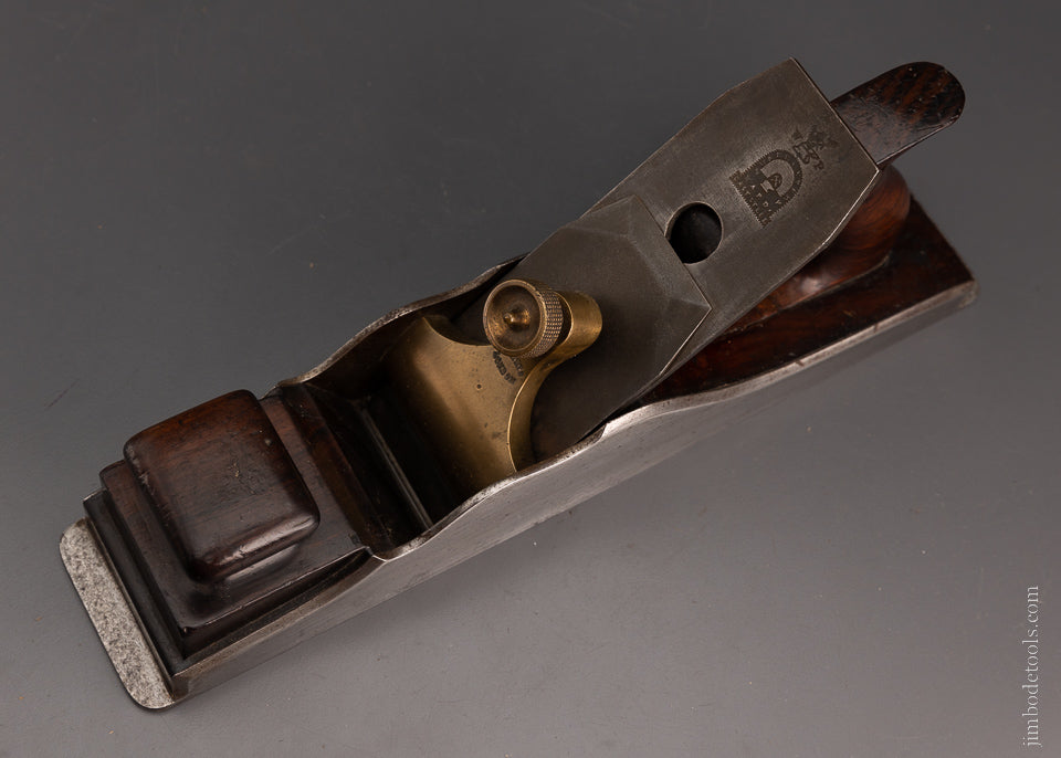 Fantastic 14 1/2 Inch NORRIS No. 1 Dovetailed Rosewood Infill Plane - 104993