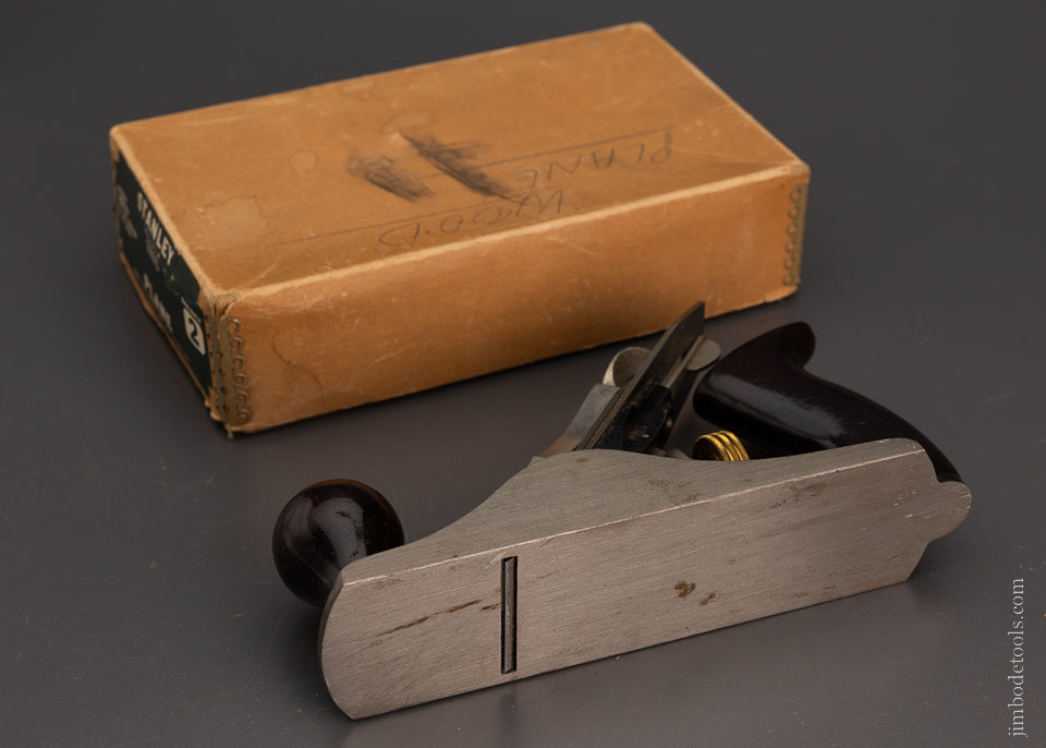 Rare Long Model STANLEY No. 2 Smooth Plane Mint in Box - 105007