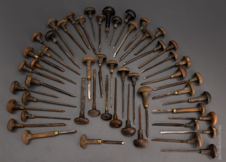 Primitive Gravers 52 Gravers Assorted Makers - 105013 – Jim Bode Tools
