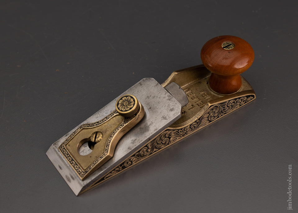 Lavishly Engraved LIE NIELSEN No. 97 1/2 Chisel Edge Plane by MIKHAIL DAVYDOV - 105047