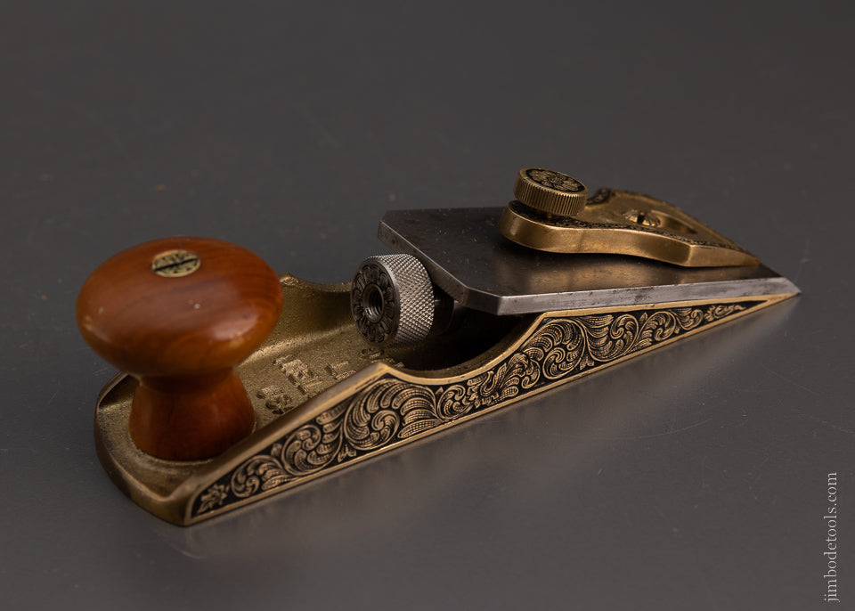 Lavishly Engraved LIE NIELSEN No. 97 1/2 Chisel Edge Plane by MIKHAIL DAVYDOV - 105047
