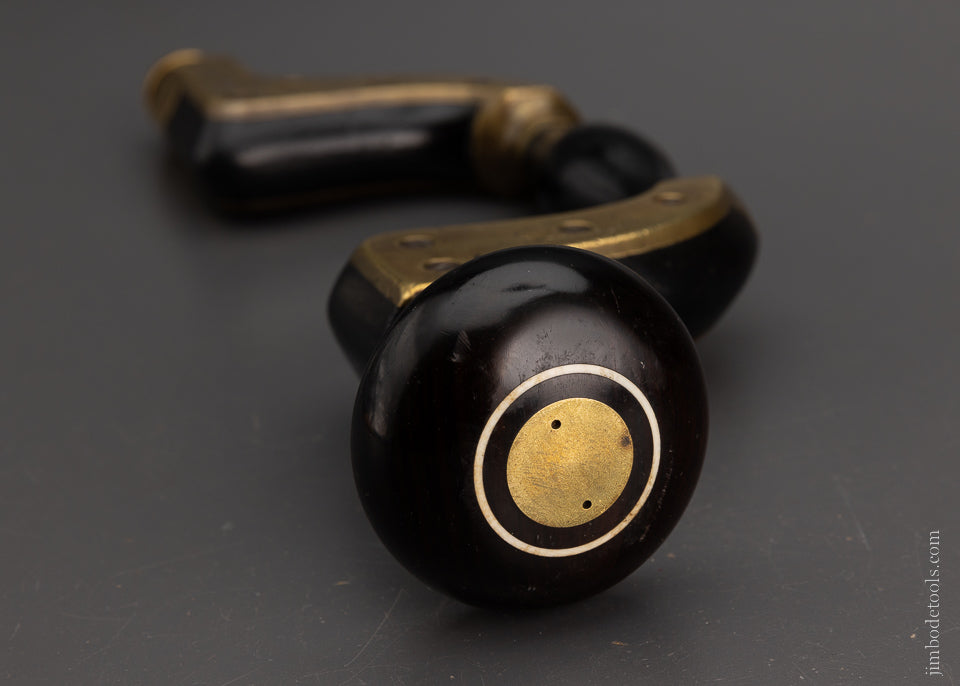 Excellent Ebony & Brass Framed ULTIMATUM Brace W.U. & S. - 105054