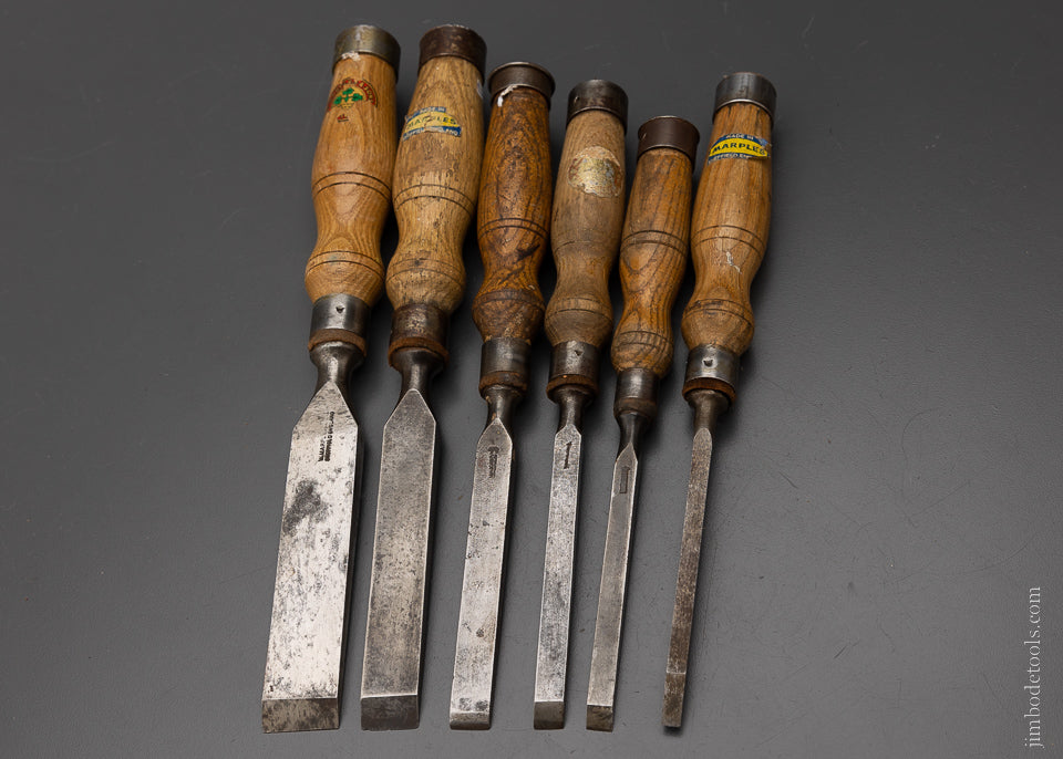 WM. MARPLES Set of 6 Mortise Chisels - 105055