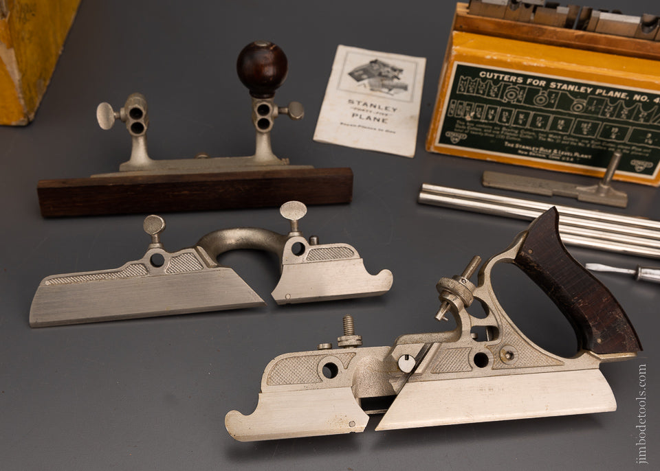 100% Complete STANLEY No. 45 Combination Plow Plane in Box 100% Complete Mint & Unused- 105086