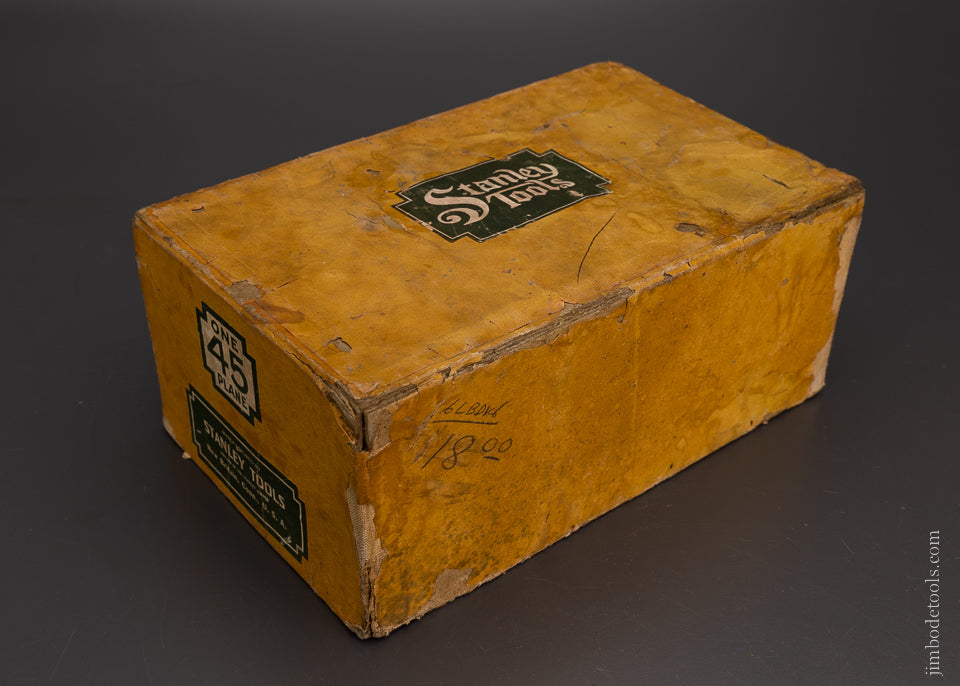 100% Complete STANLEY No. 45 Combination Plow Plane in Box 100% Complete Mint & Unused- 105086
