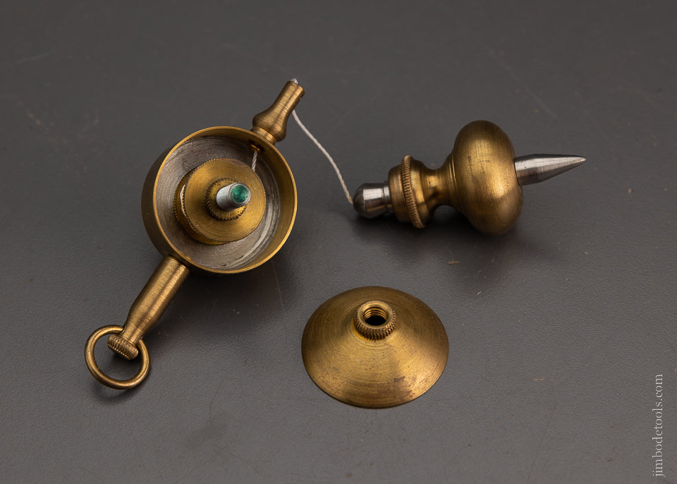 Fancy Brass Plumb Bob with Reel - 105105