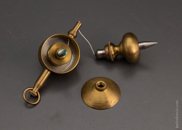 Fancy Brass Plumb Bob with Reel - 105105