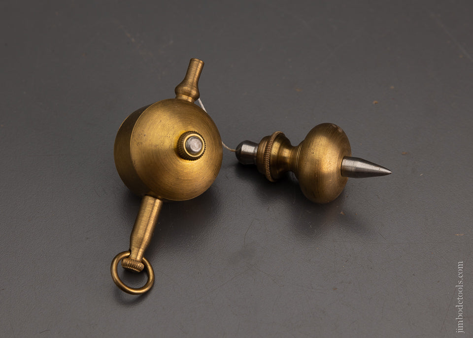 Fancy Brass Plumb Bob with Reel - 105105