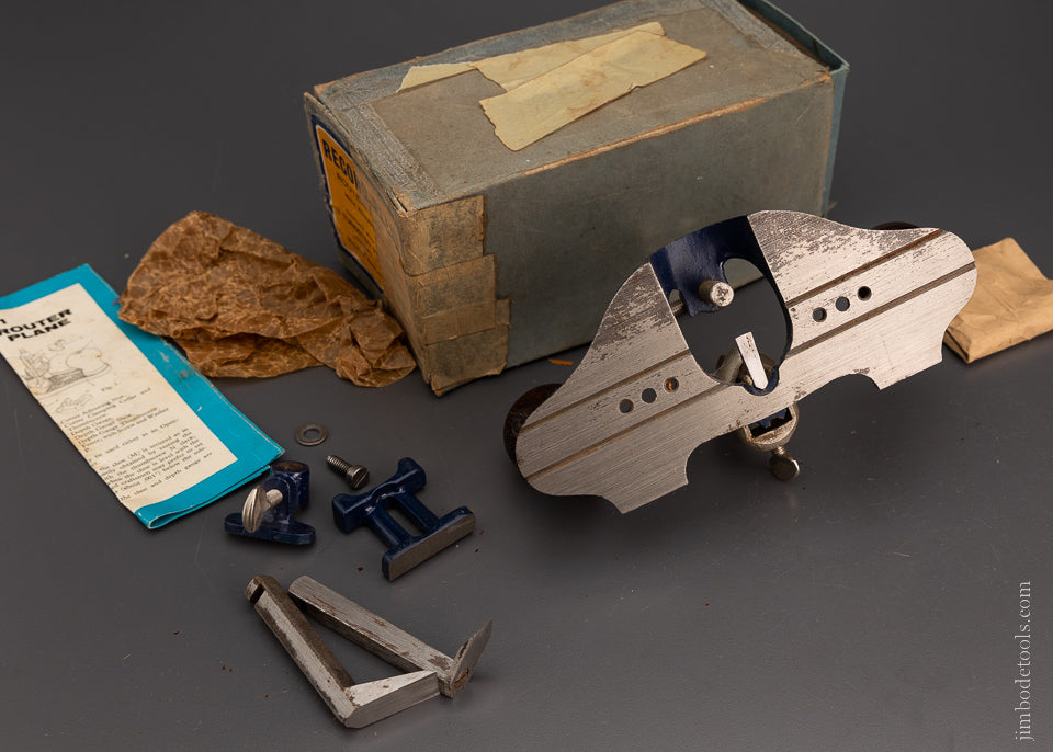 Jim Router RECORD No. 071 Router Plane 100% Near Mint in Box - 105111 – Jim Bode Tools