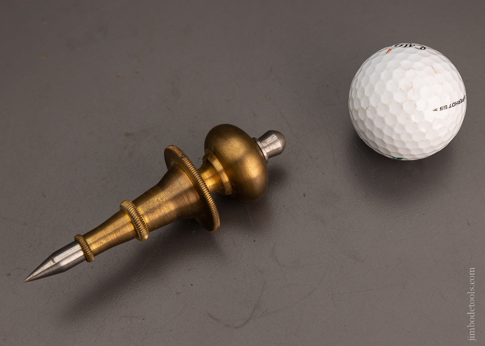 Fancy Brass & Steel Plumb Bob 4 1/4 Inch - 105120