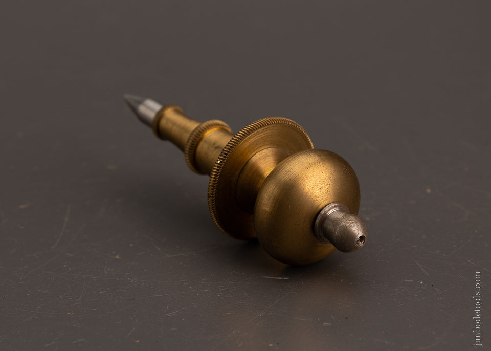 Fancy Brass & Steel Plumb Bob 4 1/4 Inch - 105120