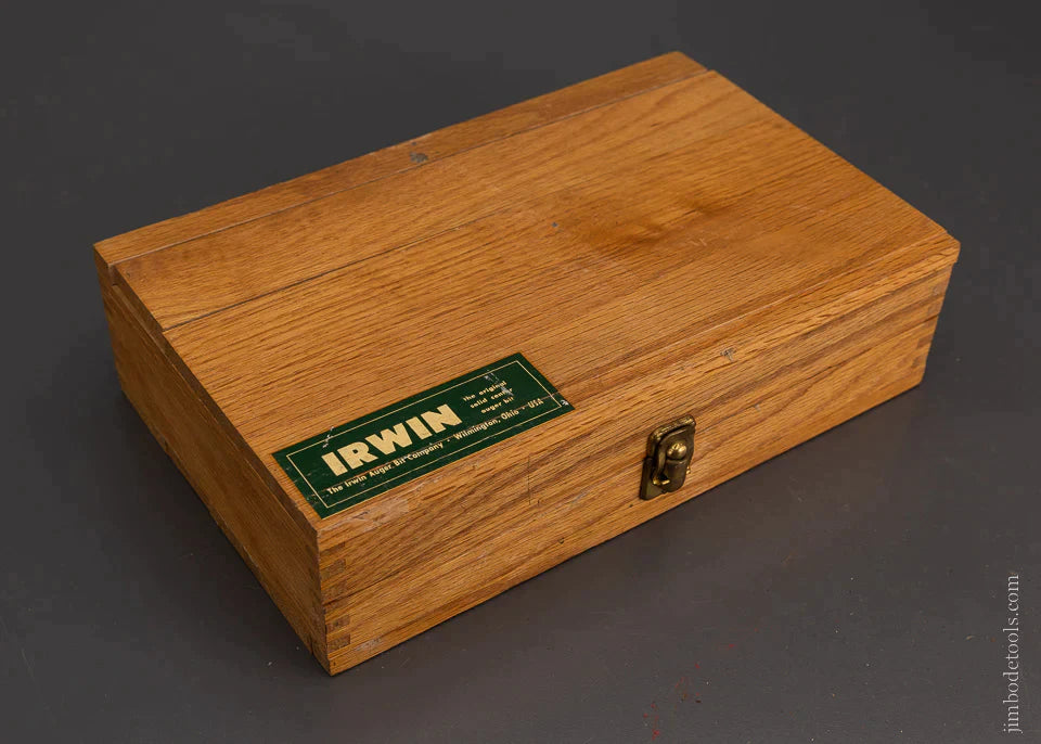 Complete Set of IRWIN Auger Bits in Original Box - 105132
