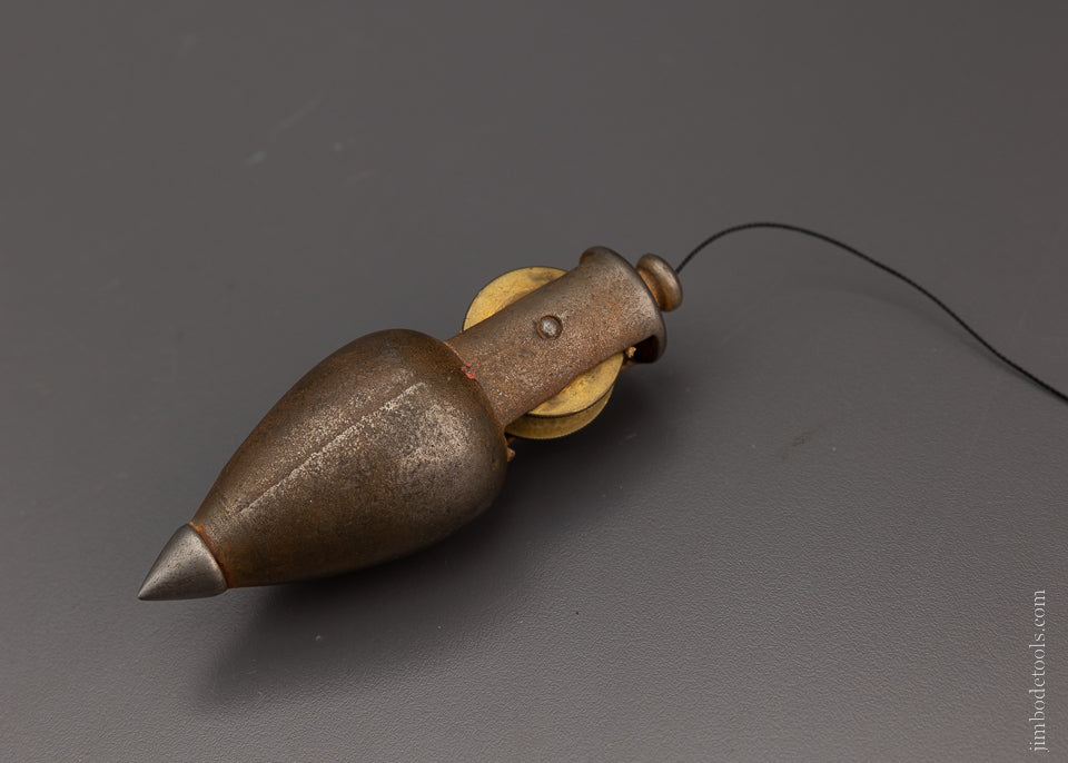 STANLEY No. 5 Cast Iron Plumb Bob Patented 1874 - 105137