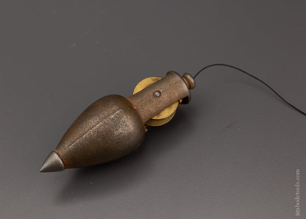STANLEY No. 5 Cast Iron Plumb Bob Patented 1874 - 105137