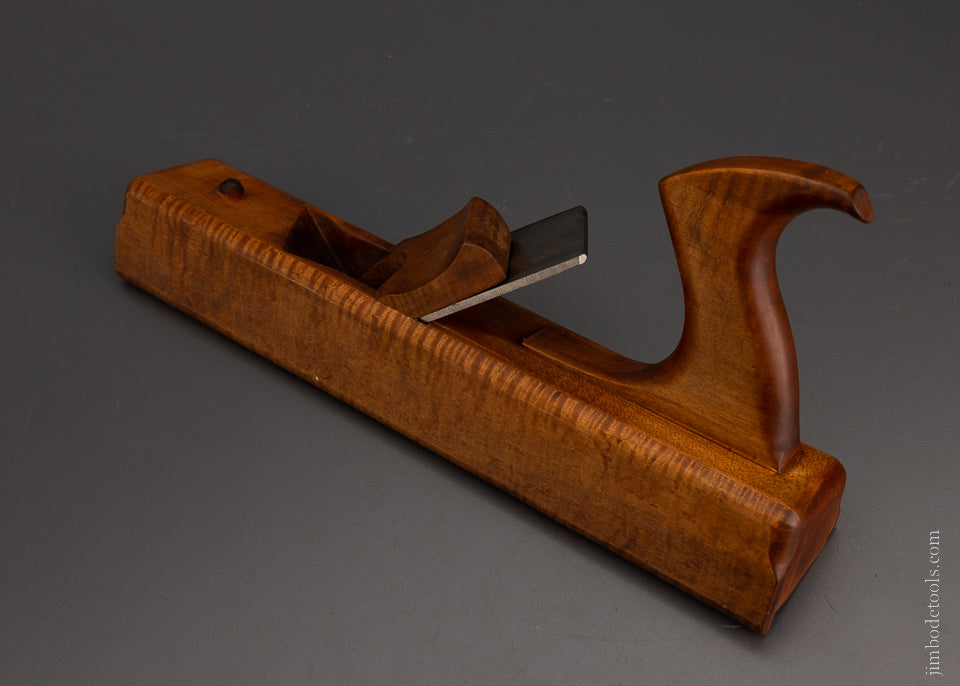 Mint Unused LEON ROBBINS Right-Handed Tiger Maple Panel Raiser Plane - 105148