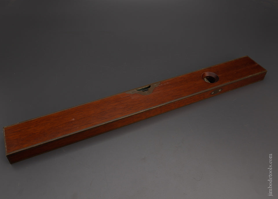 Premium Stunning STRATTON BROS. No. 1 Full Bound Mahogany Level 28 Inch - 105166