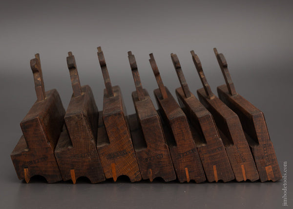 Good+ Set of 8 Side Bead Moulding Planes by ATKIN & SONS 1847-1900 - 105212