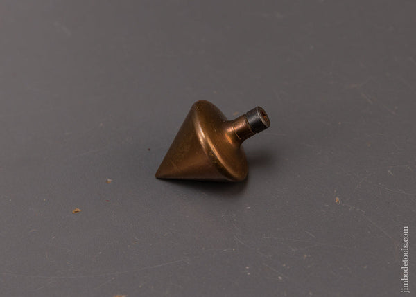 Tiny 1 1/4 Inch Plumb Bob Brass & Steel - 105213