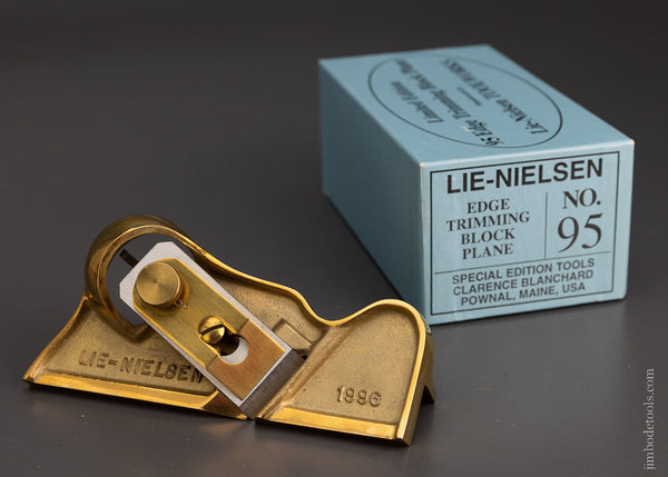 Rare Limited Edition LIE NIELSEN No. 95 Edge Plane Mint in Box - 105224