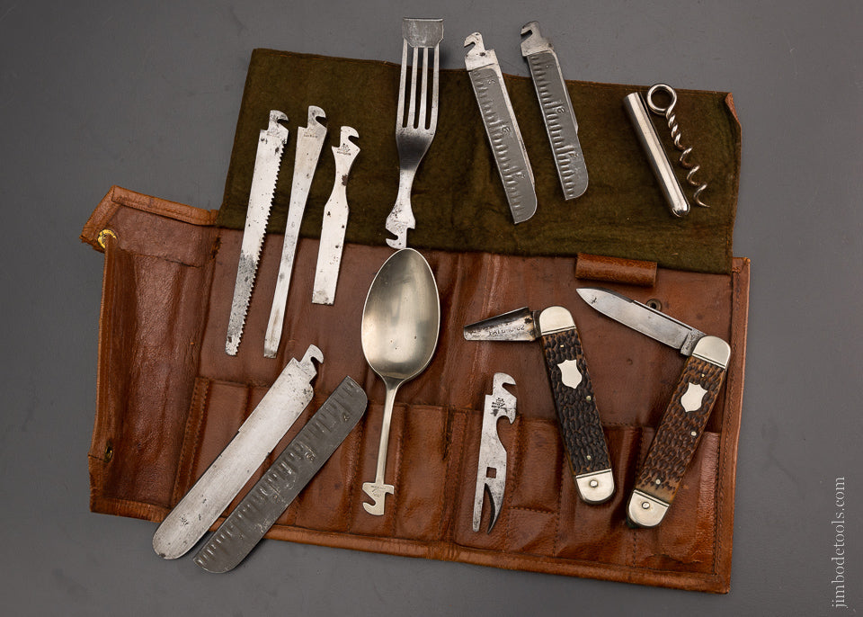 Rare NEW YORK KNIFE CO. Hammer Brand 12 Piece Tool Kit - 105229