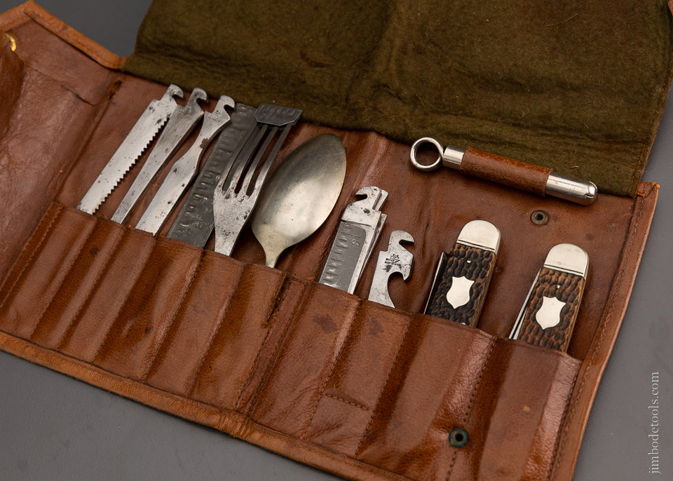 Rare NEW YORK KNIFE CO. Hammer Brand 12 Piece Tool Kit - 105229