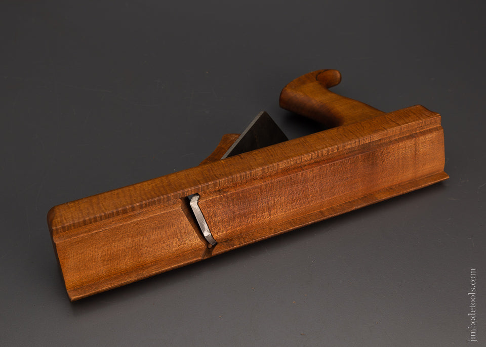 Mint Unused LEON ROBBINS Left-Handed Tiger Maple Panel Raiser Plane - 105237
