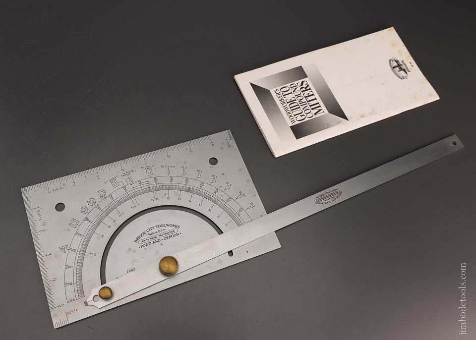 BRIDGE CITY TOOL CO. BP-18 Bevel Protractor - 105240