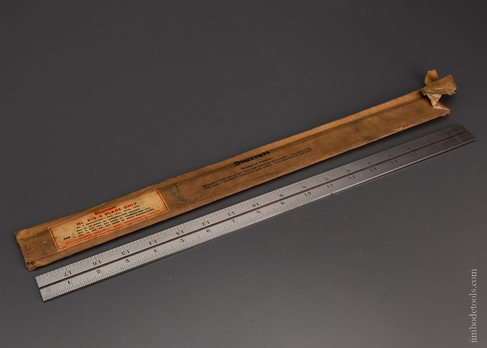 18 Inches Scale Mint in Wrapper Starrett 18 Inch Scale for Combination Square - 105269 ...