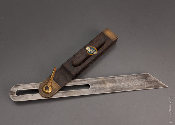 Extra Fine STANLEY SWEETHEART 10 Inch Rosewood Bevel Gauge - 105271