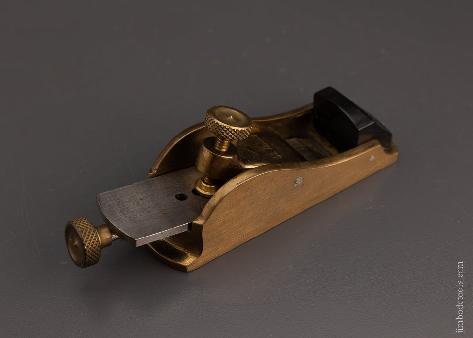 ST. JAMES BAY TOOL CO. Gunmetal & Ebony No. A-31 Thumb Plane - 105274