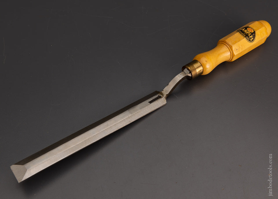 Dead Mint MARPLES Boxwood Handle Crank Neck Paring Chisel 7/8 x 15 1/2 Inches - 105287