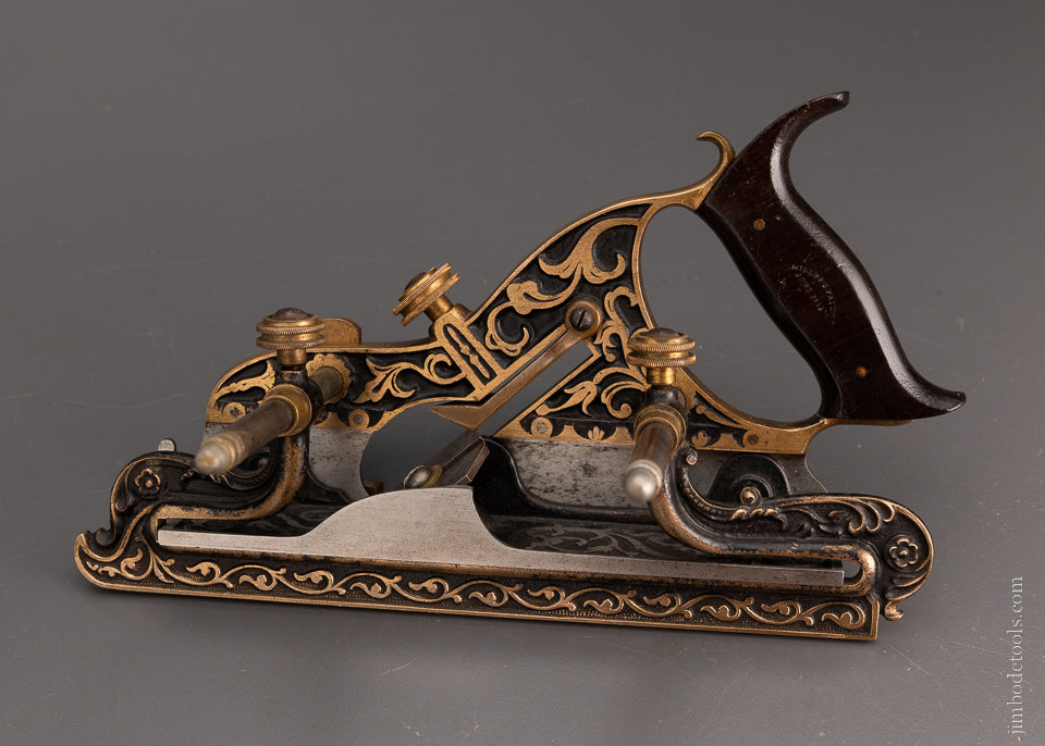 TYPE ONE Gunmetal STANLEY MILLERS PATENT Plow Plane - 105300