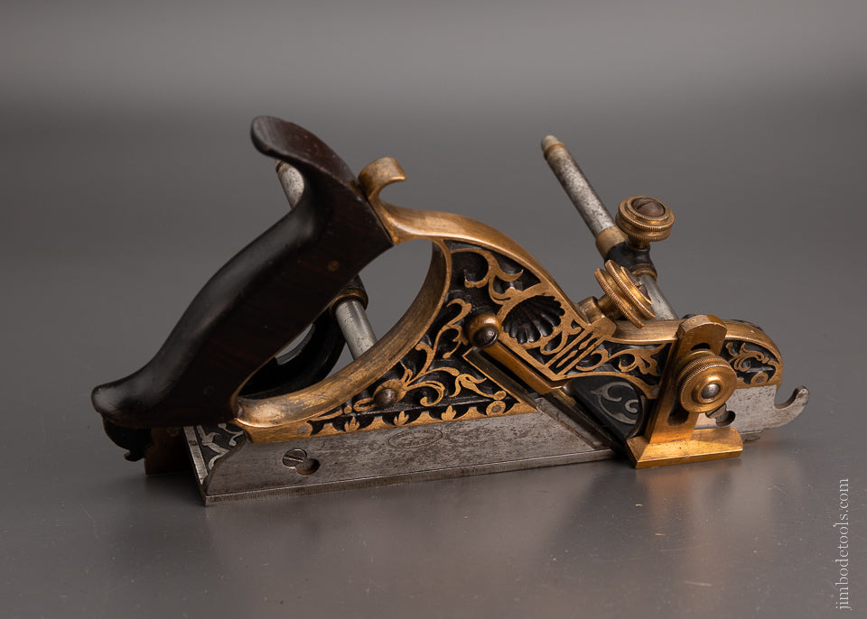 TYPE ONE Gunmetal STANLEY MILLERS PATENT Plow Plane - 105300