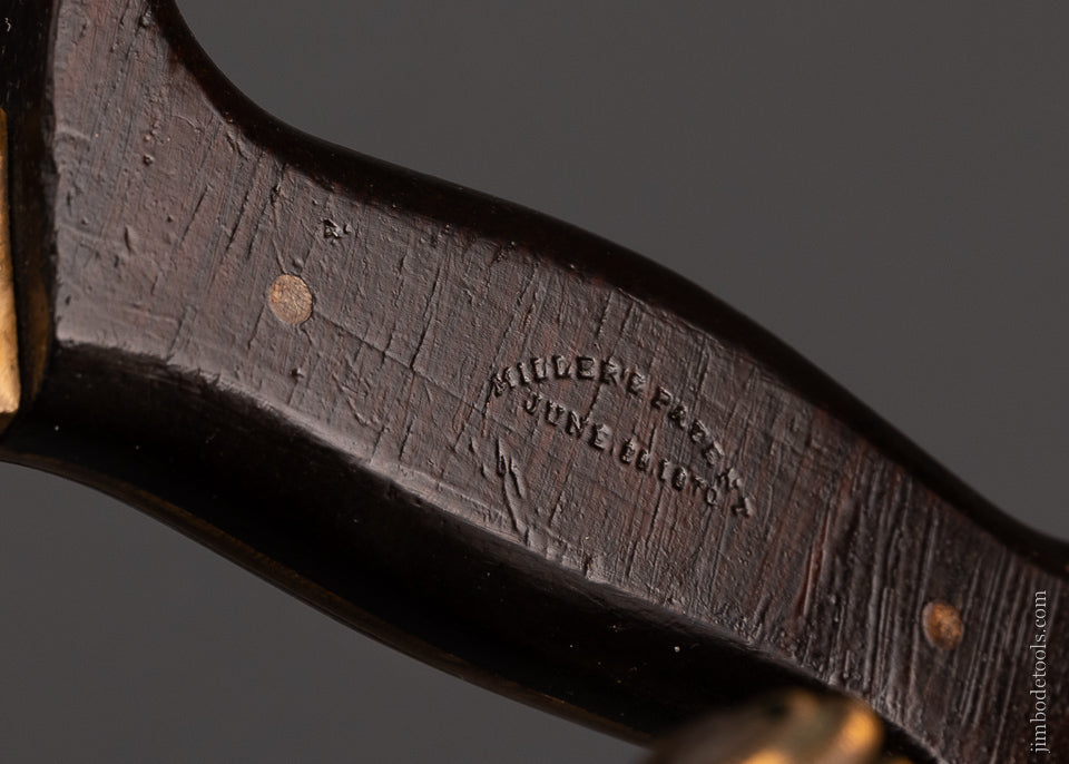 TYPE ONE Gunmetal STANLEY MILLERS PATENT Plow Plane - 105300