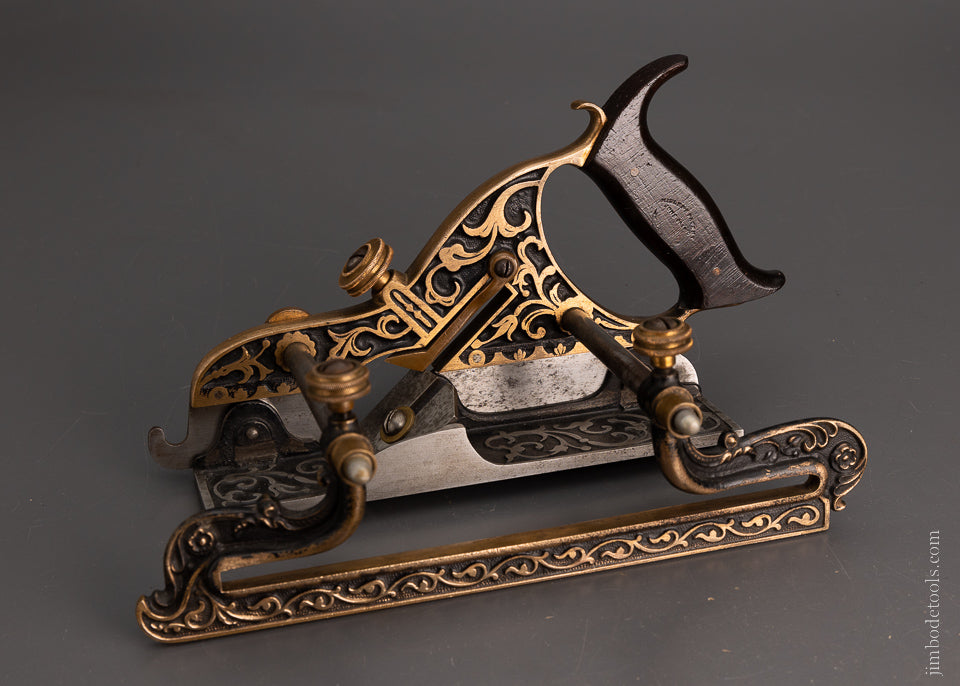 TYPE ONE Gunmetal STANLEY MILLERS PATENT Plow Plane - 105300