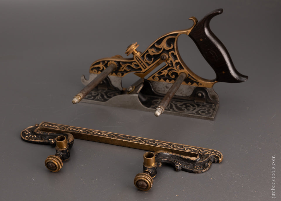 TYPE ONE Gunmetal STANLEY MILLERS PATENT Plow Plane - 105300