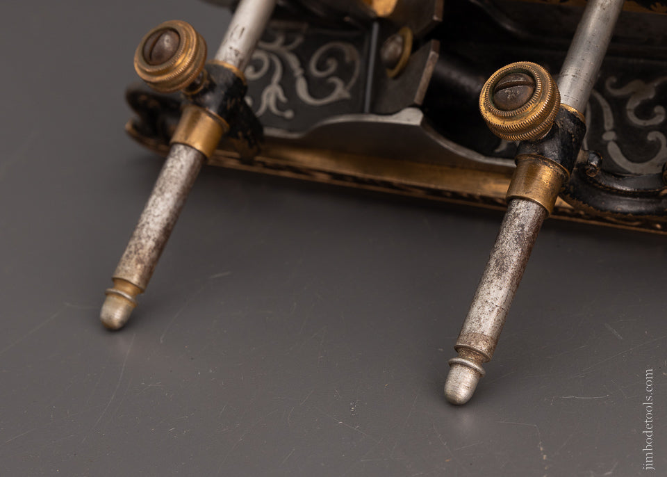 TYPE ONE Gunmetal STANLEY MILLERS PATENT Plow Plane - 105300
