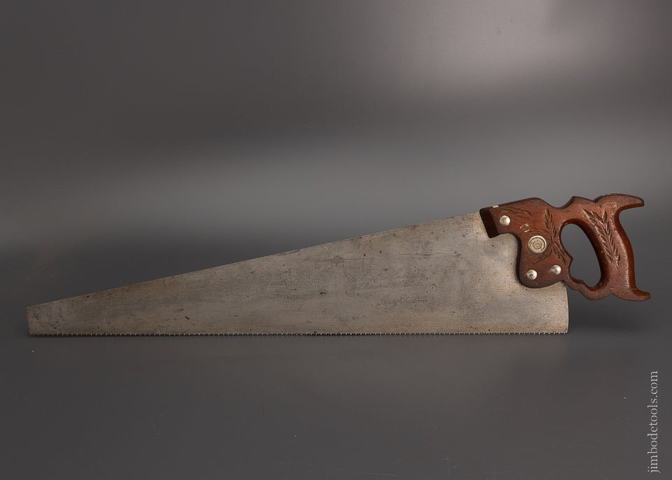 DISSTON D-12 Hand Saw Nasty Sharp - 105337