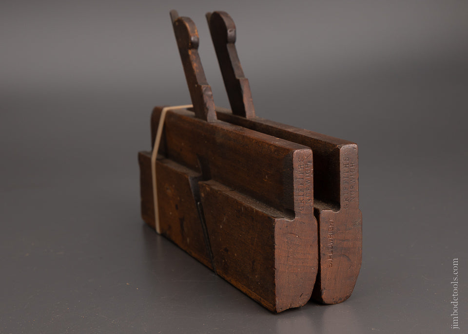 Pair No. 10 Hollow & Round Planes GRIFFITHS - 105348