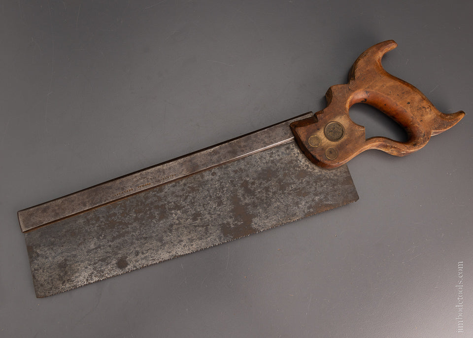 Sweet HENRY DISSTON & SON (Pre-Sons) 12 Inch Carcass Saw - 105349