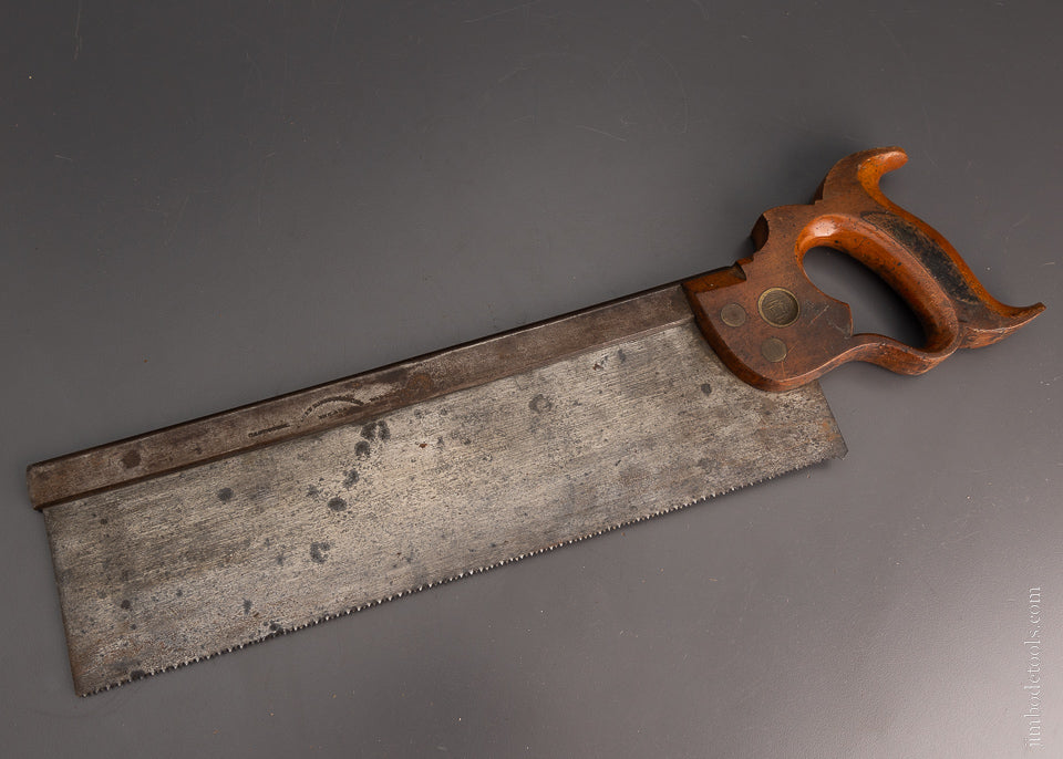 Spectacular Early DISSTON 14 Inch Tenon Saw - 105350