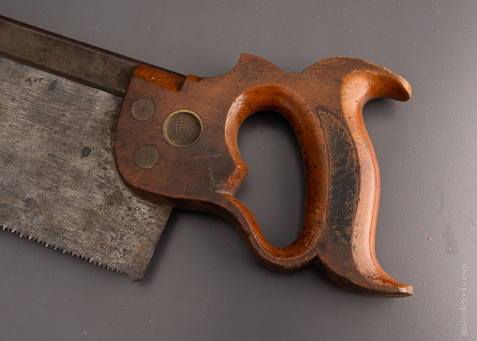 Spectacular Early DISSTON 14 Inch Tenon Saw - 105350