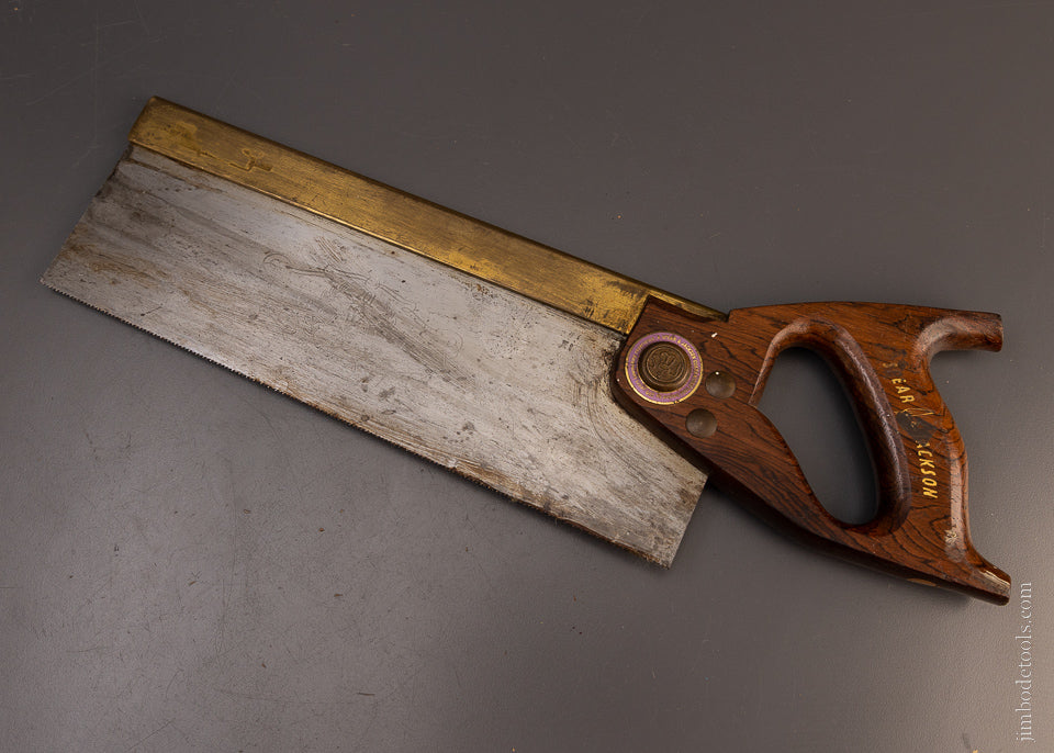 12 Inch Rosewood Handle Brass Back Dovetail Saw SPEAR & JACKSON No. 201 - 105379