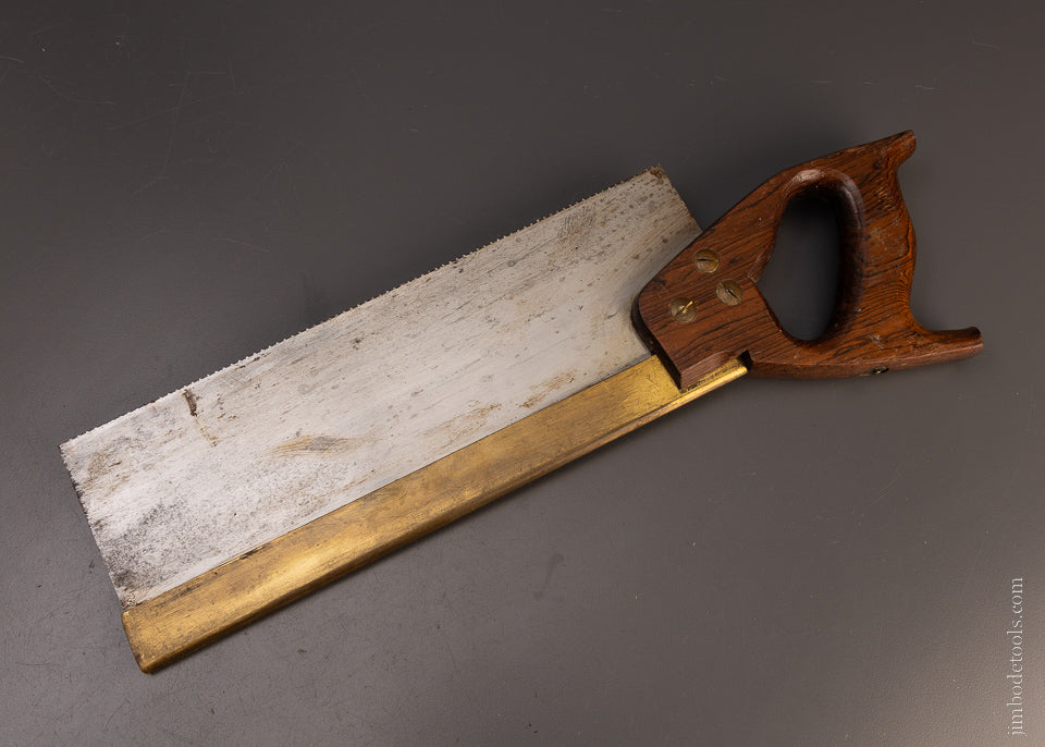 12 Inch Rosewood Handle Brass Back Dovetail Saw SPEAR & JACKSON No. 201 - 105379