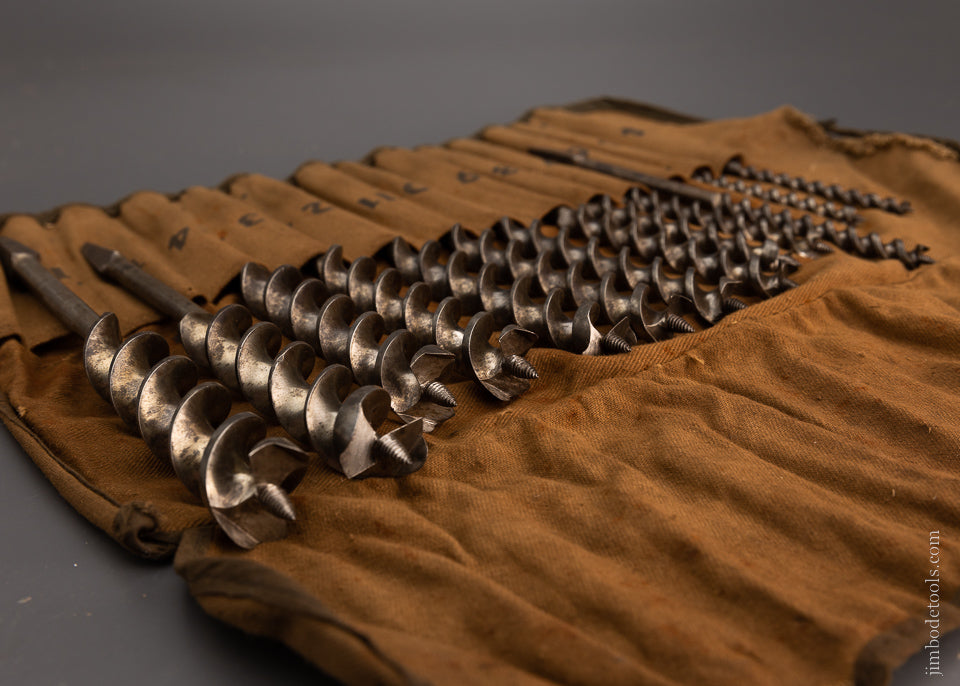 Perfect Complete Set of 13 RUSSELL JENNINGS Bits Original Canvas Roll - 105382