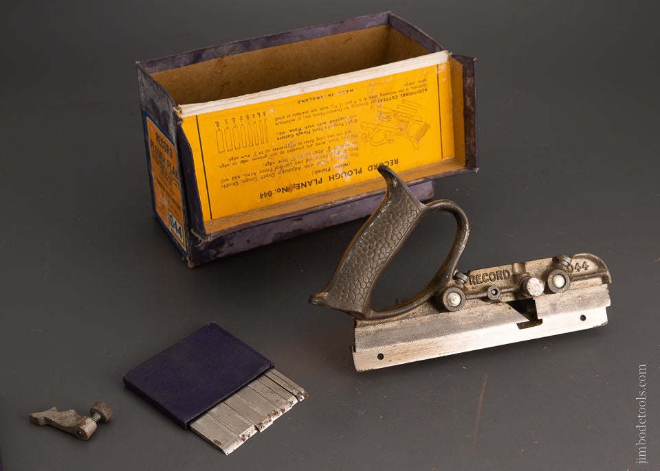 100% Complete RECORD No. 044 Plough Plane in Original Box - 105391