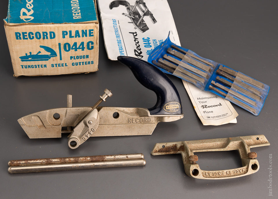 RECORD 044C Plough Plane 100% Complete in Box - 105400