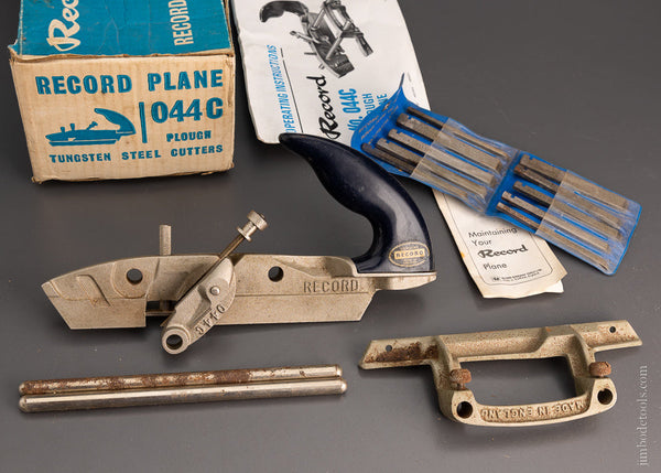 RECORD 044C Plough Plane 100% Complete in Box - 105400
