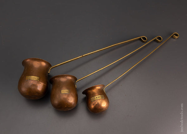 3 Copper Dippers - 105434