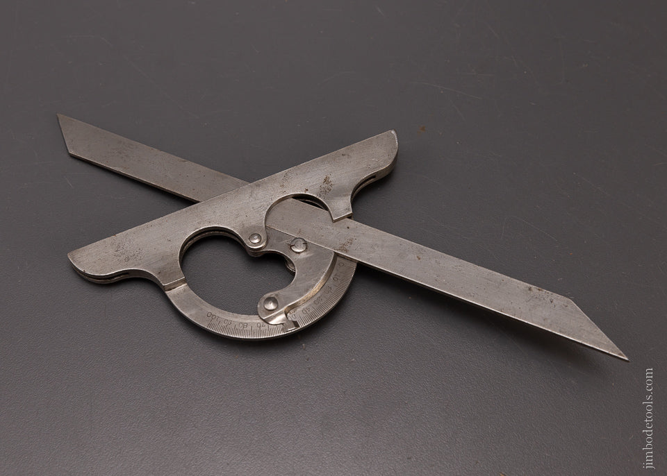 Rare Early STANDARD TOOL CO. Protractor - 105437